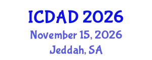 International Conference on Dementia and Alzheimer's Disease (ICDAD) November 15, 2026 - Jeddah, Saudi Arabia
