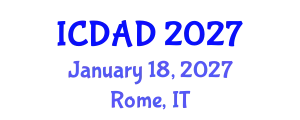 International Conference on Dementia and Alzheimer's Disease (ICDAD) January 18, 2027 - Rome, Italy