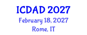 International Conference on Dementia and Alzheimer's Disease (ICDAD) February 18, 2027 - Rome, Italy