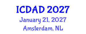 International Conference on Dementia and Alzheimer's Disease (ICDAD) January 21, 2027 - Amsterdam, Netherlands