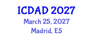 International Conference on Dementia and Alzheimer's Disease (ICDAD) March 25, 2027 - Madrid, Spain