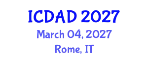 International Conference on Dementia and Alzheimer's Disease (ICDAD) March 04, 2027 - Rome, Italy