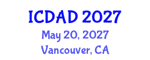 International Conference on Dementia and Alzheimer's Disease (ICDAD) May 20, 2027 - Vancouver, Canada