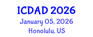 International Conference on Dementia and Alzheimer's Disease (ICDAD) January 05, 2026 - Honolulu, United States