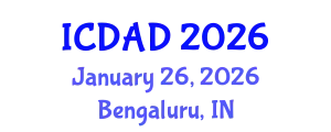 International Conference on Dementia and Alzheimer's Disease (ICDAD) January 26, 2026 - Bengaluru, India