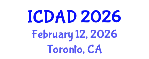 International Conference on Dementia and Alzheimer's Disease (ICDAD) February 12, 2026 - Toronto, Canada