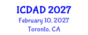 International Conference on Dementia and Alzheimer's Disease (ICDAD) February 10, 2027 - Toronto, Canada