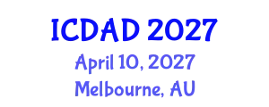 International Conference on Dementia and Alzheimer's Disease (ICDAD) April 10, 2027 - Melbourne, Australia