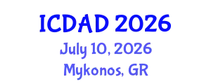 International Conference on Dementia and Alzheimer's Disease (ICDAD) July 10, 2026 - Mykonos, Greece