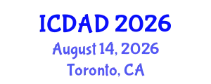 International Conference on Dementia and Alzheimer's Disease (ICDAD) August 14, 2026 - Toronto, Canada