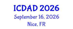 International Conference on Dementia and Alzheimer's Disease (ICDAD) September 16, 2026 - Nice, France