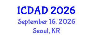International Conference on Dementia and Alzheimer's Disease (ICDAD) September 16, 2026 - Seoul, Republic of Korea