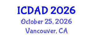 International Conference on Dementia and Alzheimer's Disease (ICDAD) October 25, 2026 - Vancouver, Canada