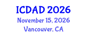 International Conference on Dementia and Alzheimer's Disease (ICDAD) November 15, 2026 - Vancouver, Canada