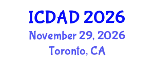 International Conference on Dementia and Alzheimer's Disease (ICDAD) November 29, 2026 - Toronto, Canada