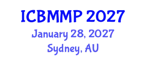 International Conference on Botanical Medicine and Medicinal Plants (ICBMMP) January 28, 2027 - Sydney, Australia
