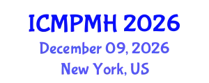 International Conference on Medicinal Plants and Medical Herbalism (ICMPMH) December 09, 2026 - New York, United States