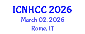 International Conference on Natural Hazards and Climate Change (ICNHCC) March 02, 2026 - Rome, Italy
