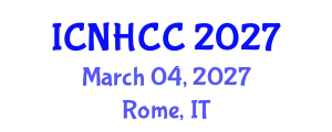 International Conference on Natural Hazards and Climate Change (ICNHCC) March 04, 2027 - Rome, Italy