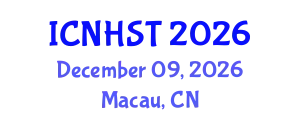 International Conference on Natural Hazard Science and Technology (ICNHST) December 09, 2026 - Macau, China
