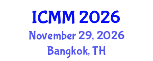 International Conference on Microeconomics and Macroeconomics (ICMM) November 29, 2026 - Bangkok, Thailand