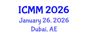 International Conference on Microeconomics and Macroeconomics (ICMM) January 26, 2026 - Dubai, United Arab Emirates