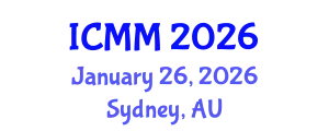 International Conference on Microeconomics and Macroeconomics (ICMM) January 26, 2026 - Sydney, Australia