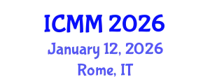 International Conference on Microeconomics and Macroeconomics (ICMM) January 12, 2026 - Rome, Italy