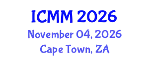 International Conference on Microeconomics and Macroeconomics (ICMM) November 04, 2026 - Cape Town, South Africa