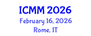 International Conference on Microeconomics and Macroeconomics (ICMM) February 16, 2026 - Rome, Italy