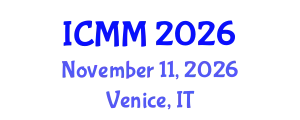 International Conference on Microeconomics and Macroeconomics (ICMM) November 11, 2026 - Venice, Italy