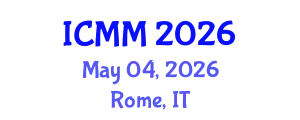International Conference on Microeconomics and Macroeconomics (ICMM) May 04, 2026 - Rome, Italy