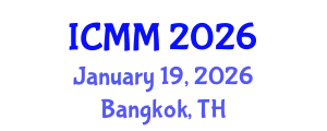 International Conference on Microeconomics and Macroeconomics (ICMM) January 19, 2026 - Bangkok, Thailand
