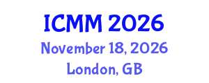 International Conference on Microeconomics and Macroeconomics (ICMM) November 18, 2026 - London, United Kingdom