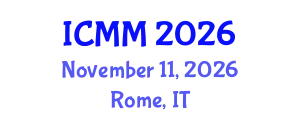 International Conference on Microeconomics and Macroeconomics (ICMM) November 11, 2026 - Rome, Italy