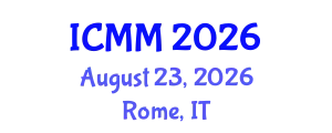 International Conference on Microeconomics and Macroeconomics (ICMM) August 23, 2026 - Rome, Italy