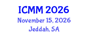 International Conference on Microeconomics and Macroeconomics (ICMM) November 15, 2026 - Jeddah, Saudi Arabia