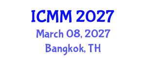 International Conference on Microeconomics and Macroeconomics (ICMM) March 08, 2027 - Bangkok, Thailand