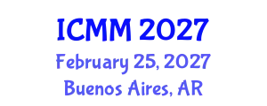 International Conference on Microeconomics and Macroeconomics (ICMM) February 25, 2027 - Buenos Aires, Argentina