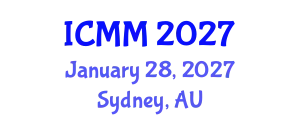 International Conference on Microeconomics and Macroeconomics (ICMM) January 28, 2027 - Sydney, Australia