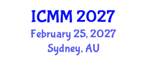 International Conference on Microeconomics and Macroeconomics (ICMM) February 25, 2027 - Sydney, Australia