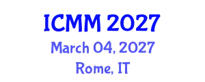 International Conference on Microeconomics and Macroeconomics (ICMM) March 04, 2027 - Rome, Italy