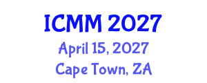 International Conference on Microeconomics and Macroeconomics (ICMM) April 15, 2027 - Cape Town, South Africa