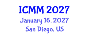 International Conference on Microeconomics and Macroeconomics (ICMM) January 16, 2027 - San Diego, United States