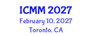 International Conference on Microeconomics and Macroeconomics (ICMM) February 10, 2027 - Toronto, Canada