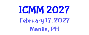International Conference on Microeconomics and Macroeconomics (ICMM) February 17, 2027 - Manila, Philippines