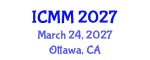 International Conference on Microeconomics and Macroeconomics (ICMM) March 24, 2027 - Ottawa, Canada