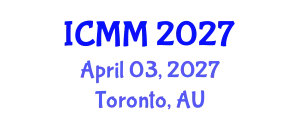 International Conference on Microeconomics and Macroeconomics (ICMM) April 03, 2027 - Toronto, Australia