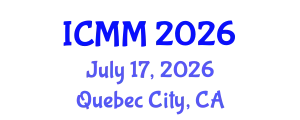 International Conference on Microeconomics and Macroeconomics (ICMM) July 17, 2026 - Quebec City, Canada