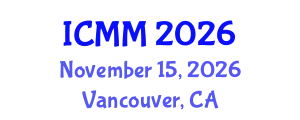 International Conference on Microeconomics and Macroeconomics (ICMM) November 15, 2026 - Vancouver, Canada
